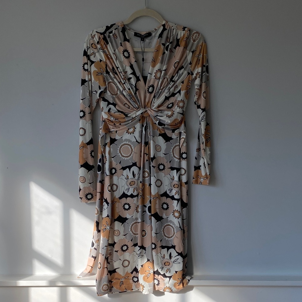 Ilse Jacobsen Multicolor Floral Long Sleeve Dress